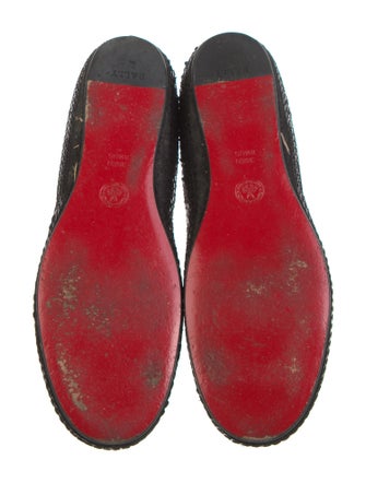 Bally Sequins Animal Print Ballet Flats