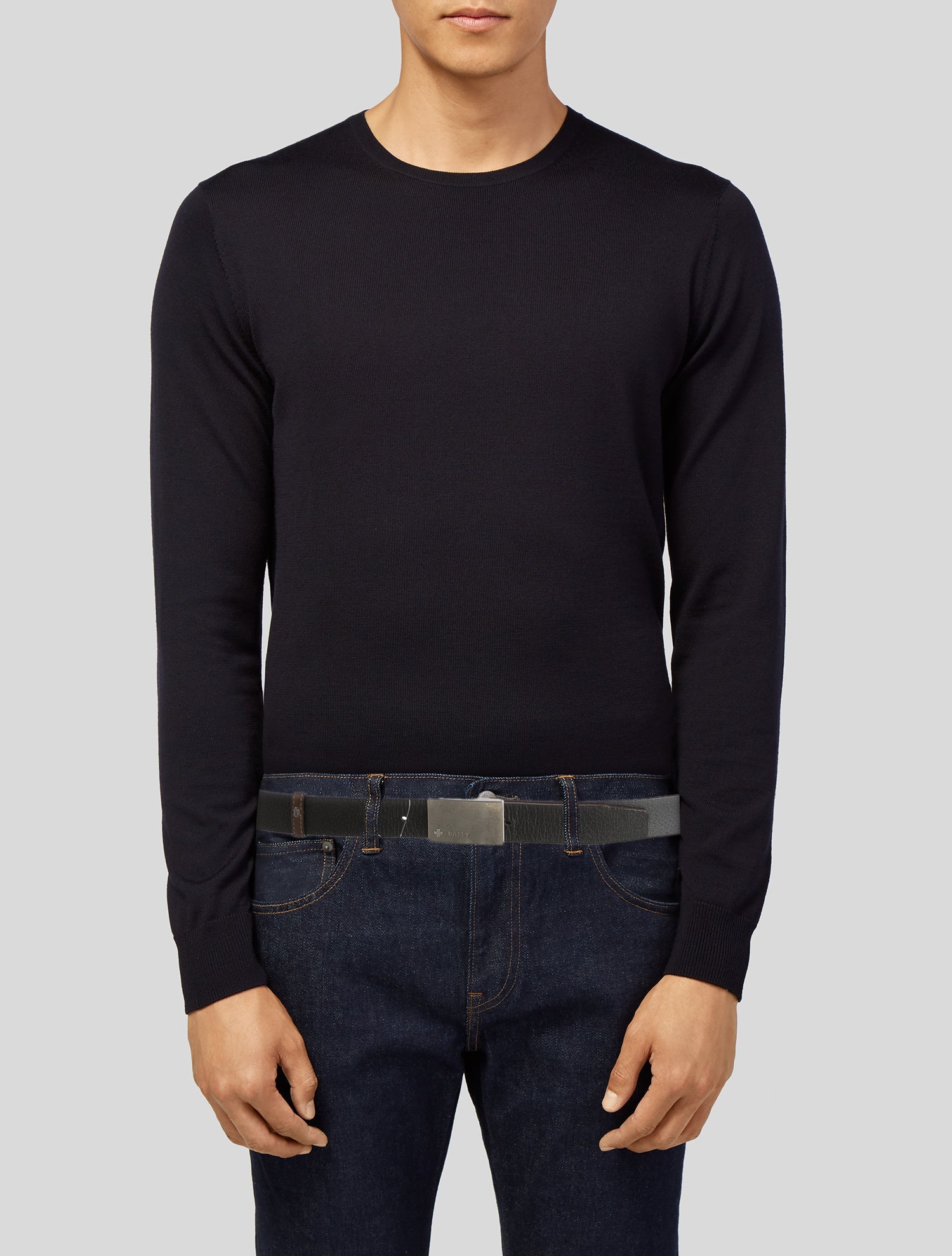 Bally Skinny Leather Waist Belt