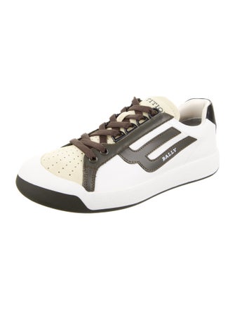 Bally Leather Printed Sneakers