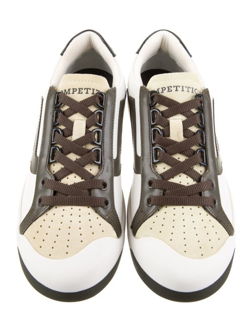 Bally Leather Printed Sneakers