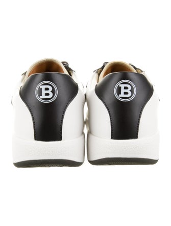 Bally Leather Printed Sneakers