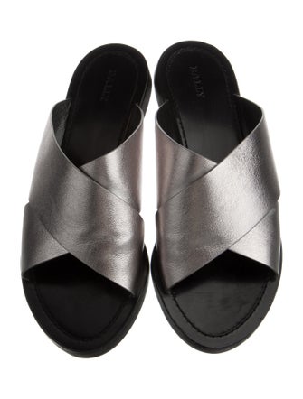 Bally Leather Slides