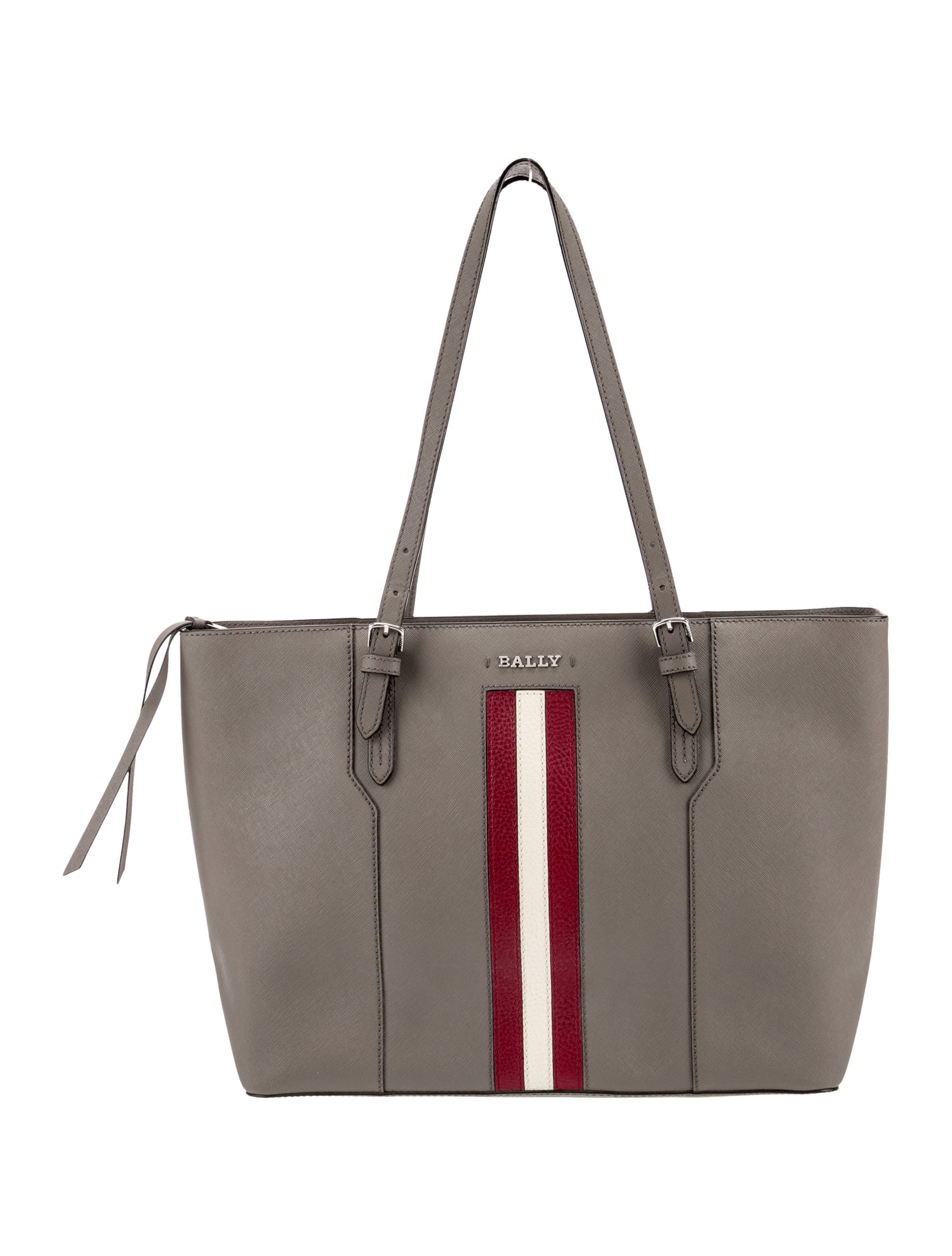 Bally Embossed Leather Tote
