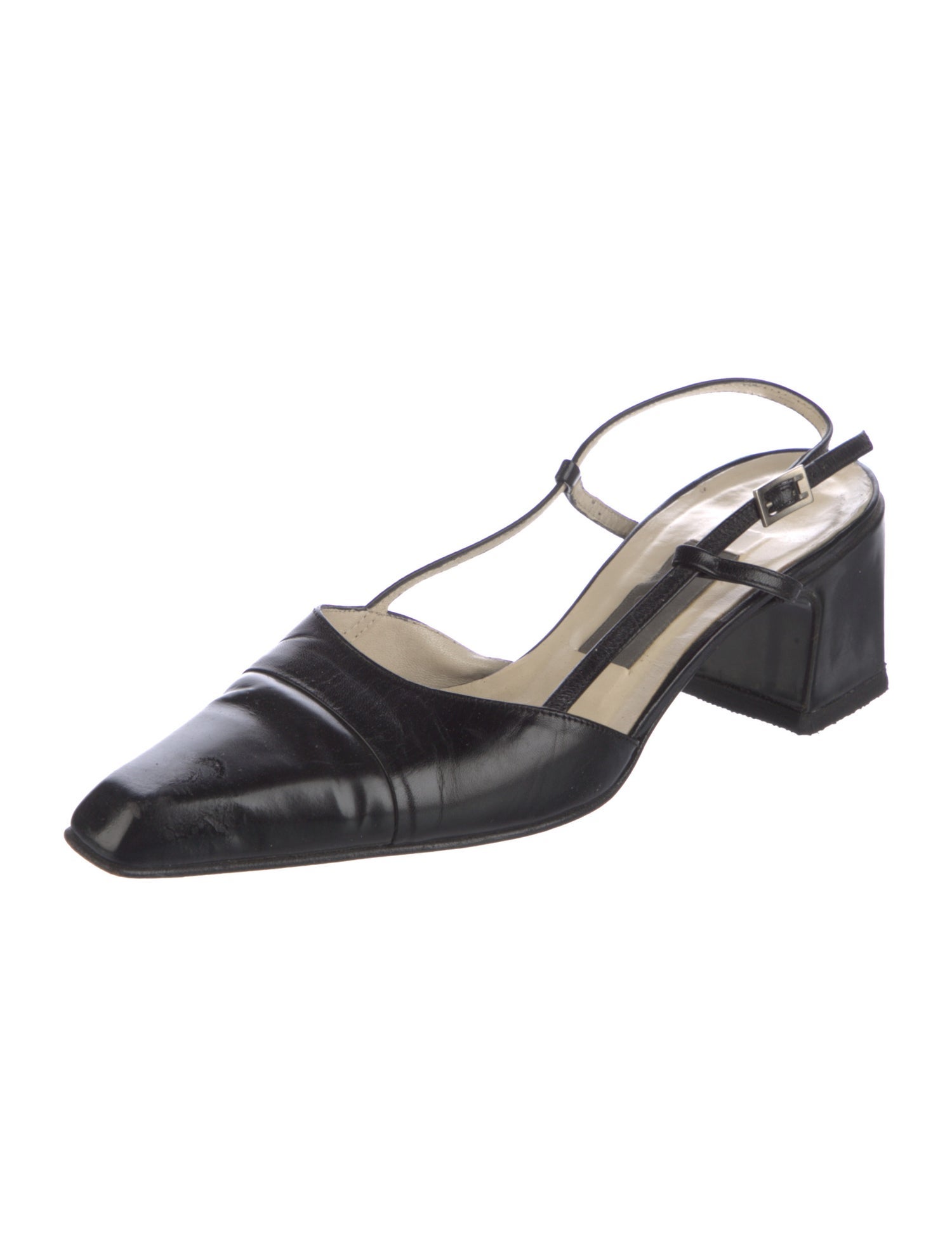 Bally Leather Slingback Pumps