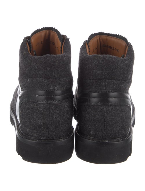 Bally Leather Combat Boots