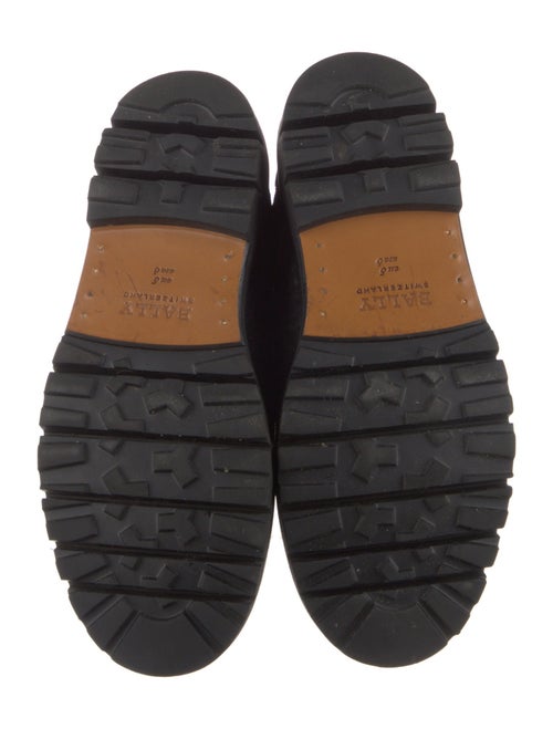 Bally Leather Combat Boots