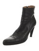 Bally Leather Ruffle Embellishment Boots