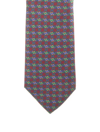 Bally Patterned Silk Tie