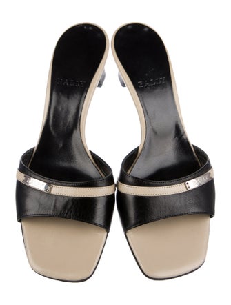 Bally Leather Printed Slides