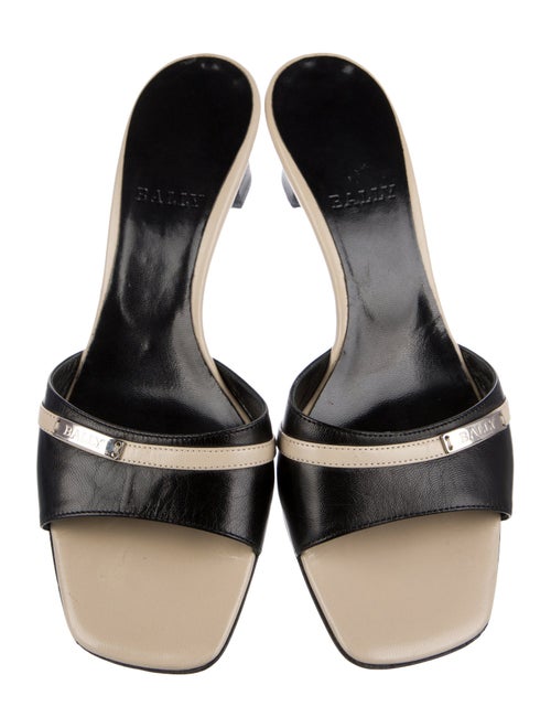 Bally Leather Printed Slides