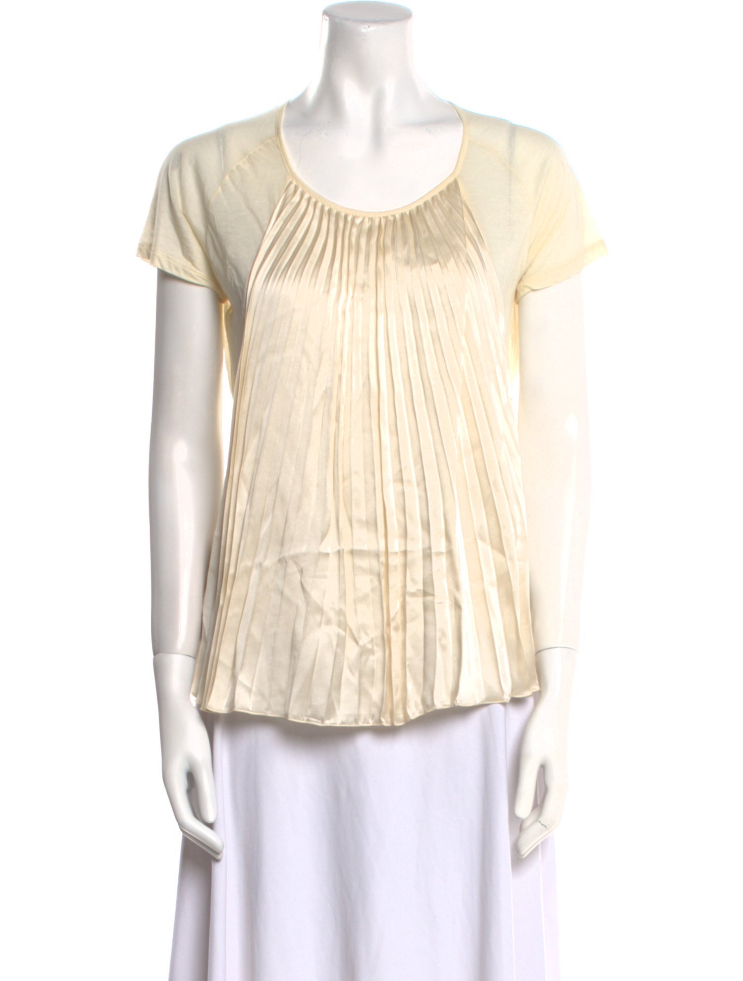 Bally Scoop Neck Short Sleeve Top