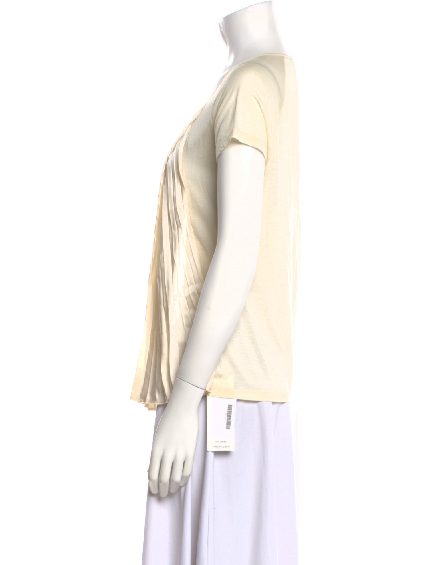 Bally Scoop Neck Short Sleeve Top