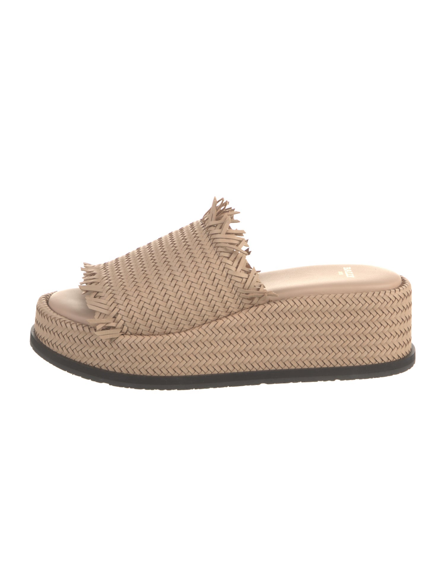 Bally Leather Colorblock Pattern Espadrilles