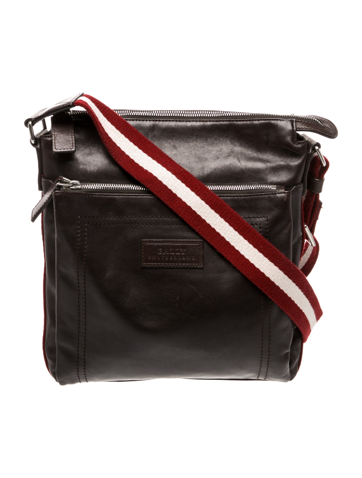 Bally Leather Messenger Bag