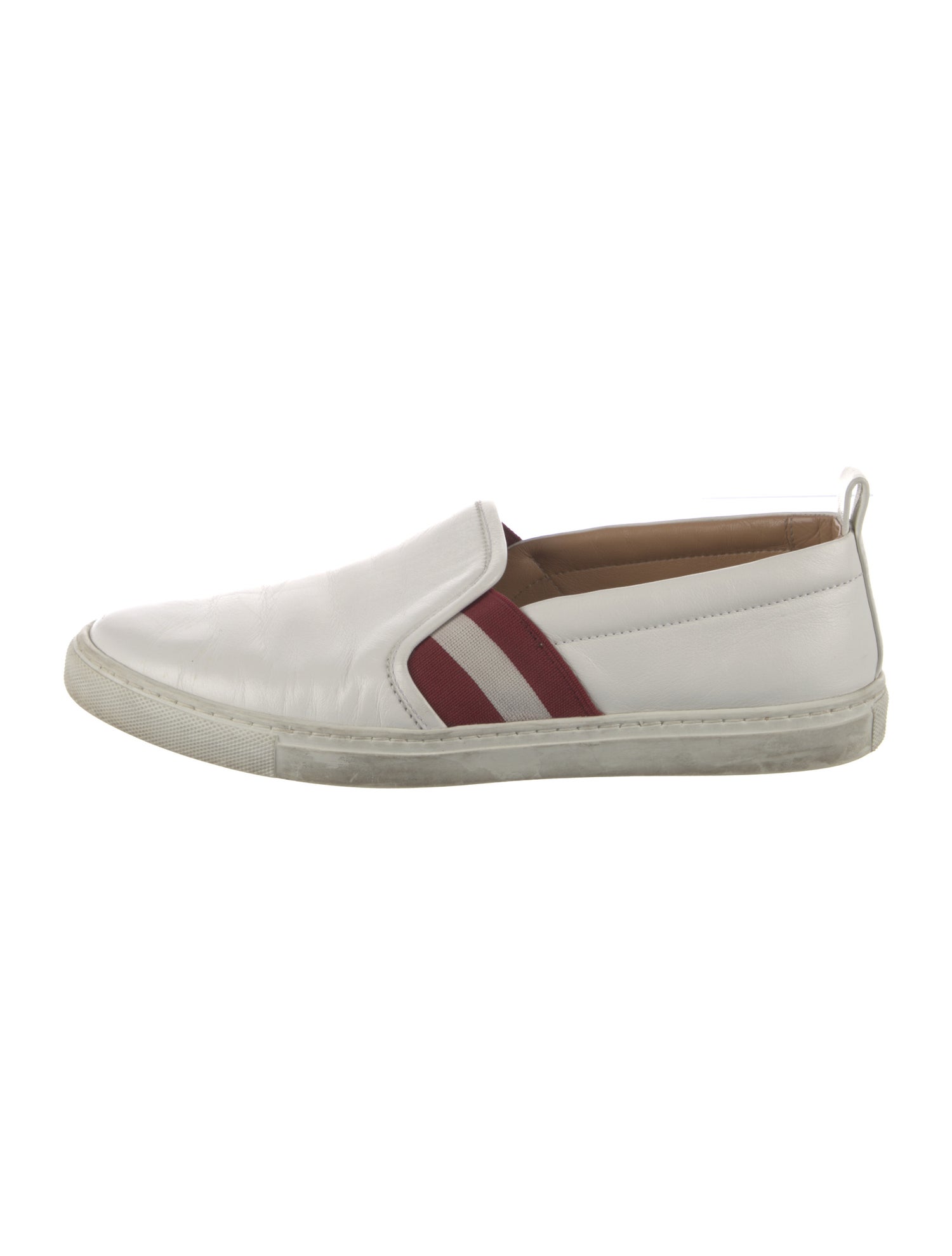 Bally Leather Colorblock Pattern Flats