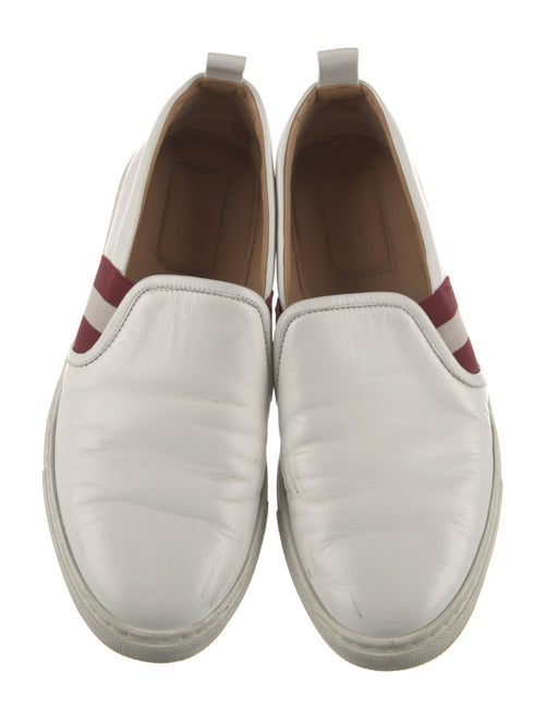 Bally Leather Colorblock Pattern Flats