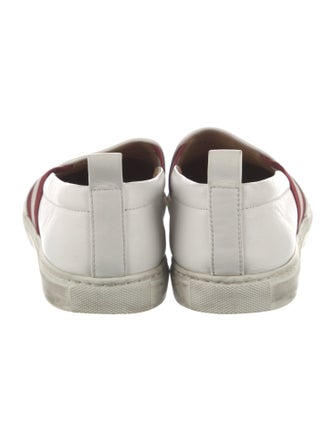 Bally Leather Colorblock Pattern Flats