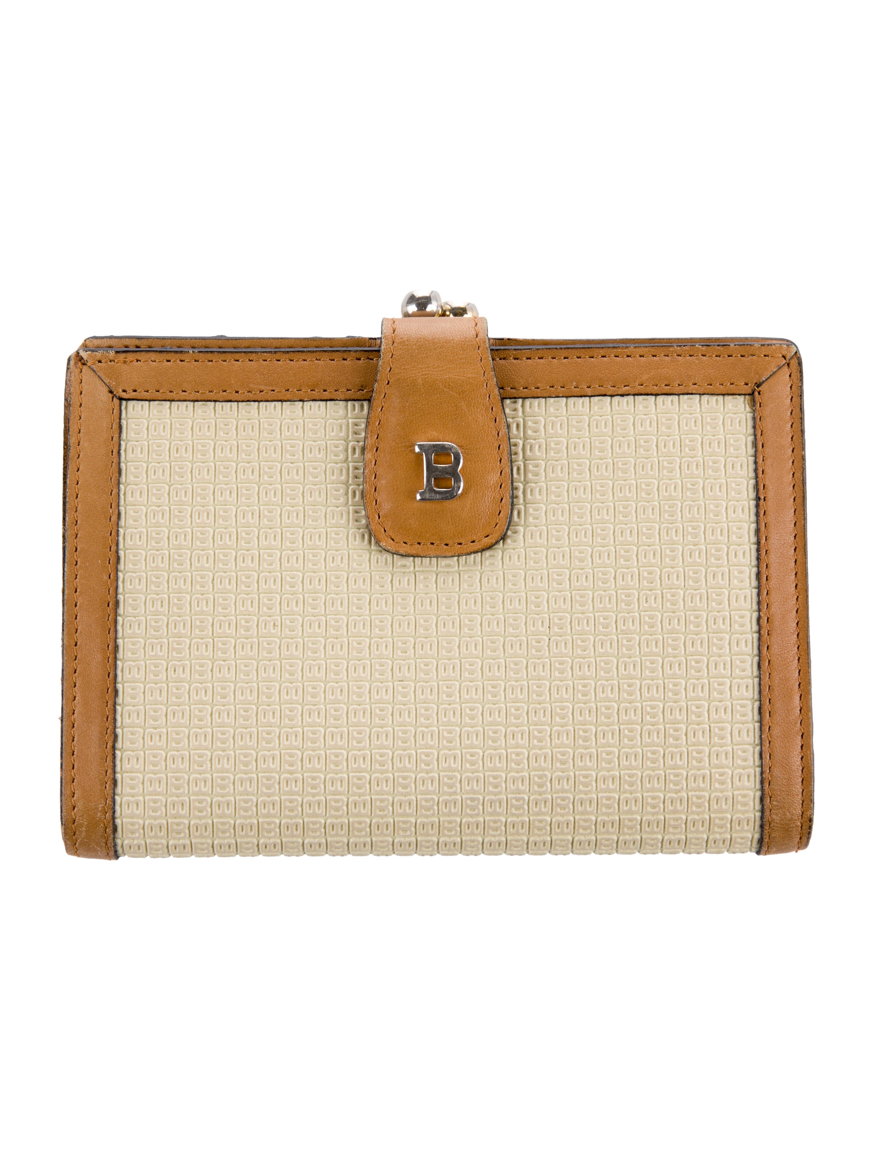 Bally Leather Printed French Purse