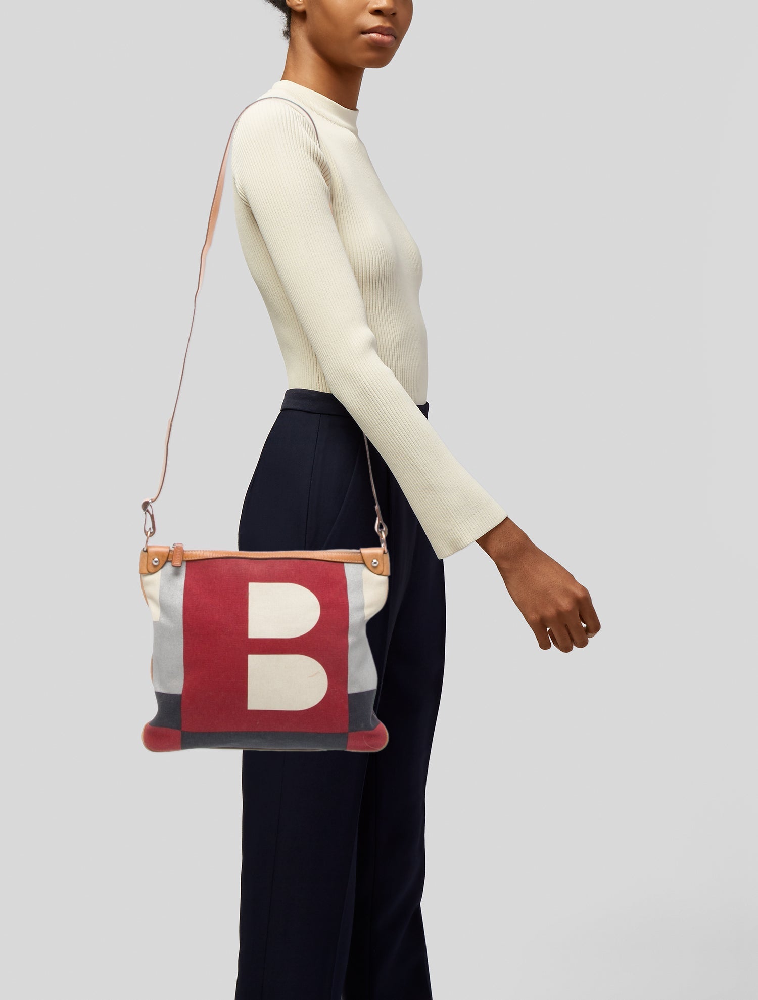 Bally Canvas Bucket Bag