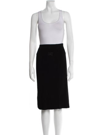 Bally Embroidered Accent Skirt Set