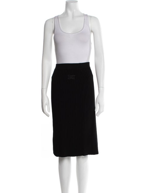 Bally Embroidered Accent Skirt Set