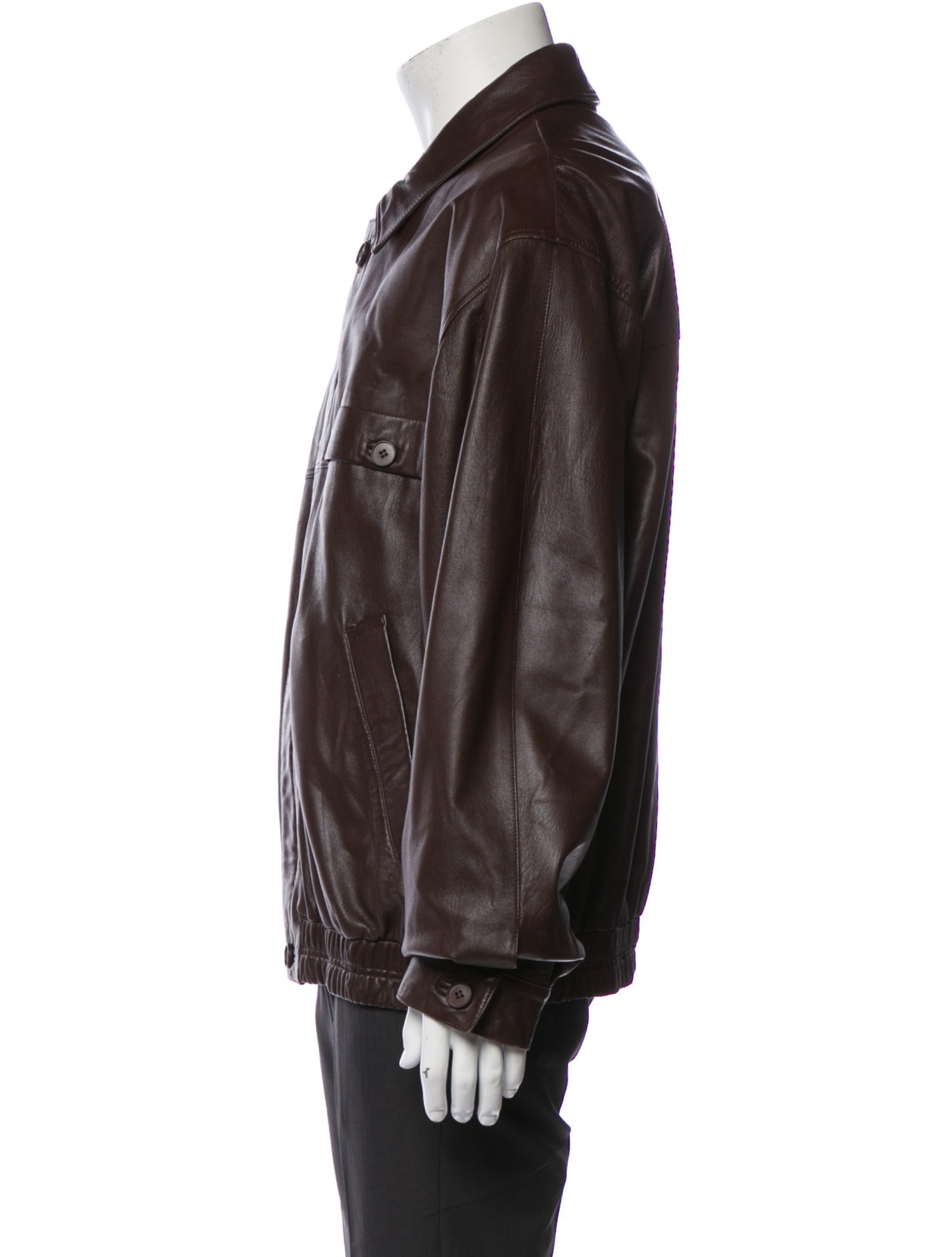 Bally Leather Bomber Jacket