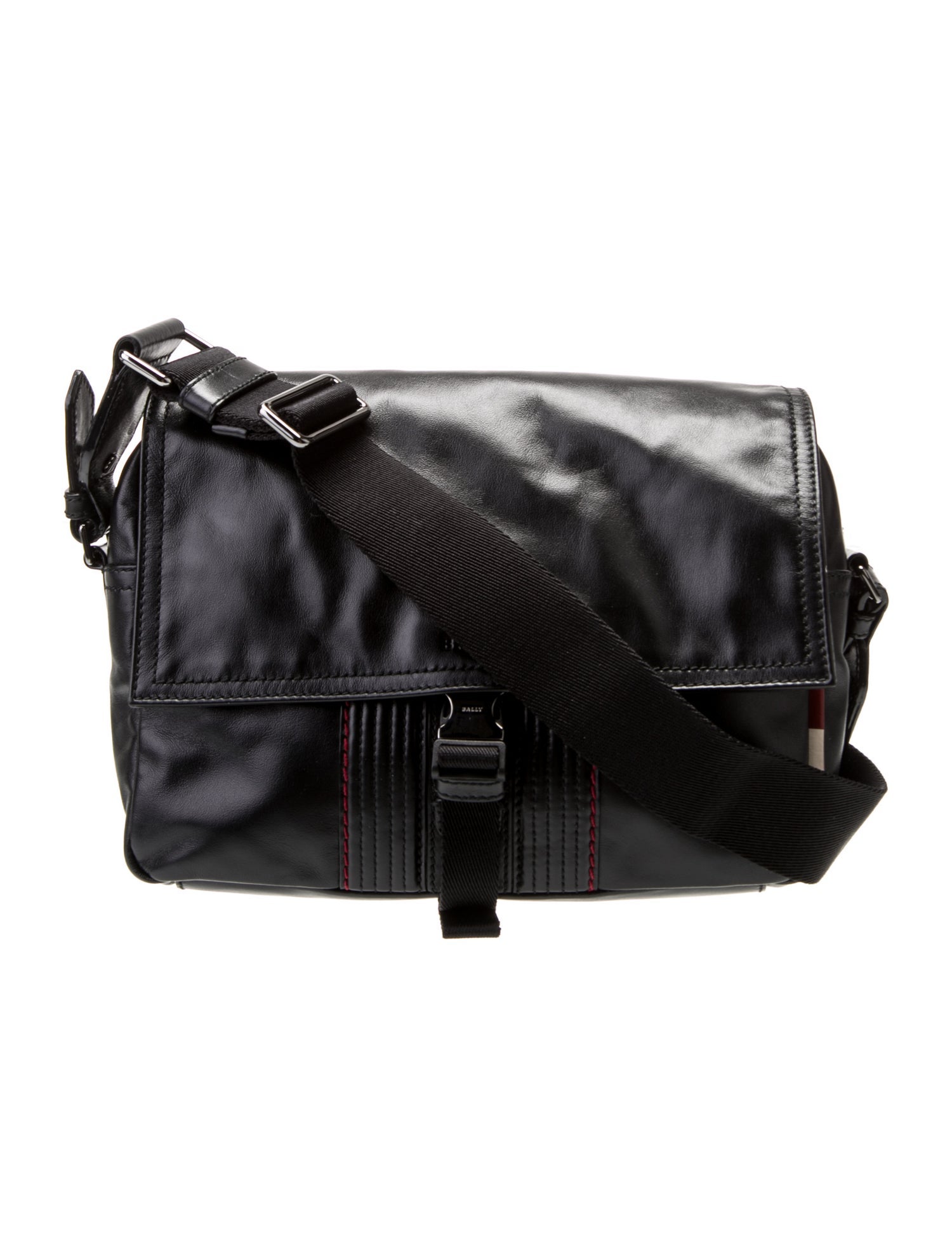 Bally Leather Messenger Bag