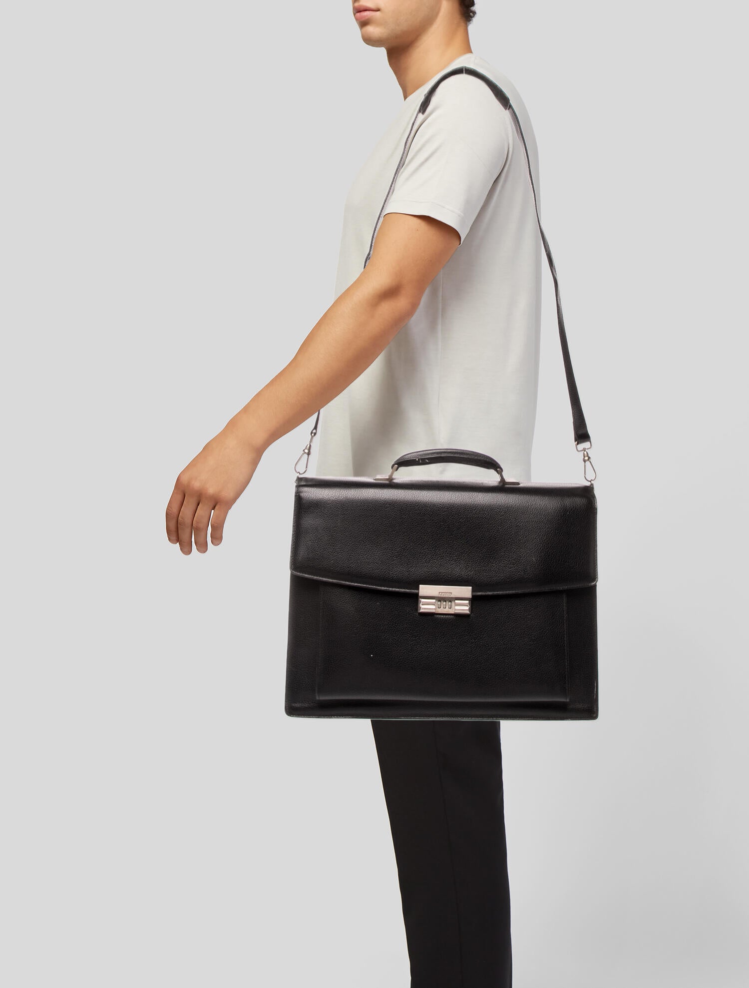 Bally Leather Briefcase