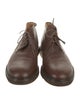 Bally Leather Lace-Up Boots