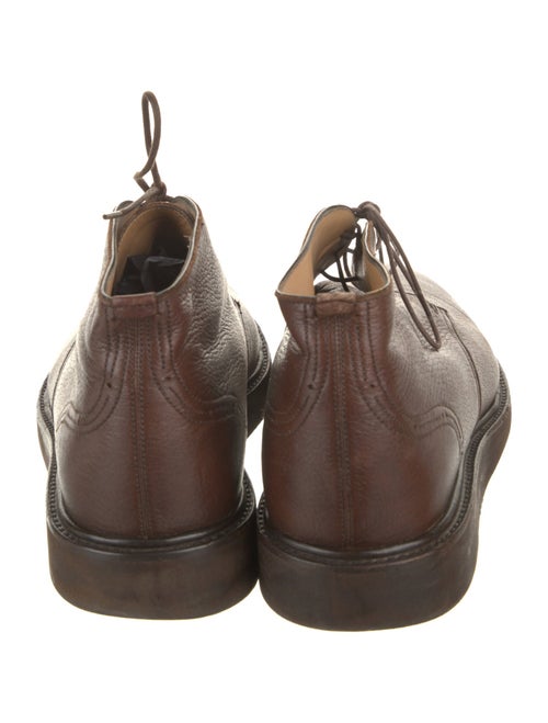 Bally Leather Lace-Up Boots