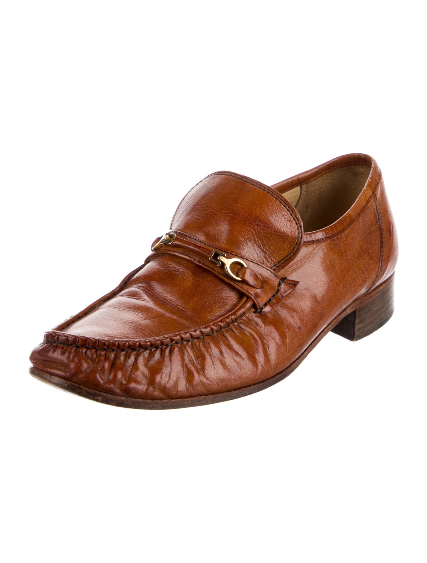 Bally Leather Dress Loafers