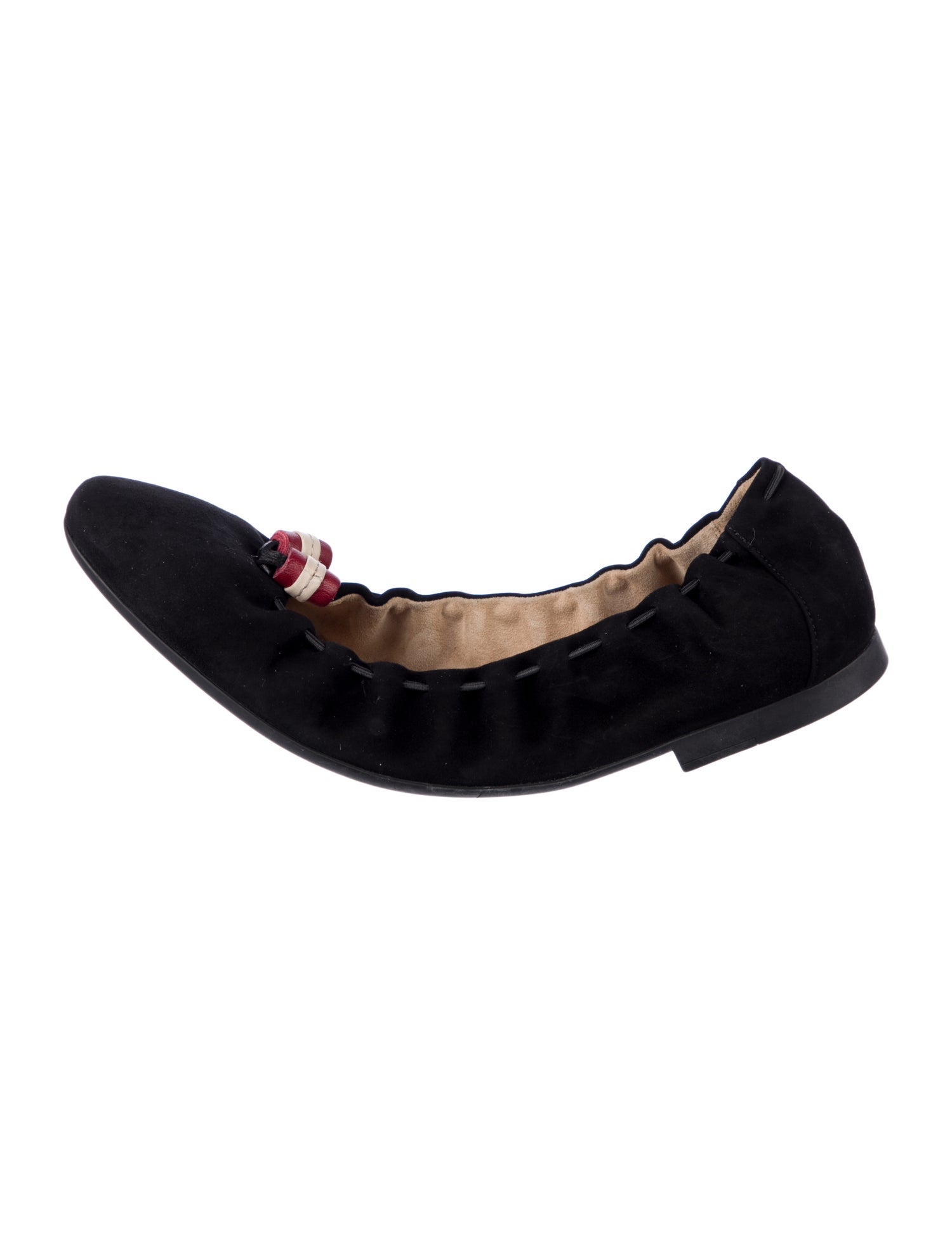 Bally Suede Ballet Flats