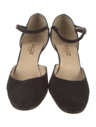 Bally Suede D'Orsay Pumps