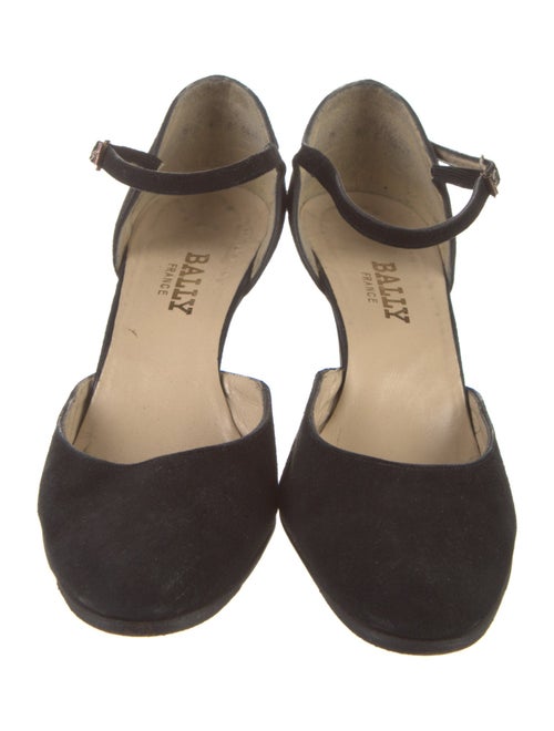 Bally Suede D'Orsay Pumps