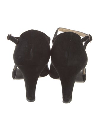 Bally Suede D'Orsay Pumps