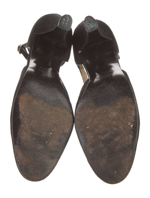 Bally Suede D'Orsay Pumps