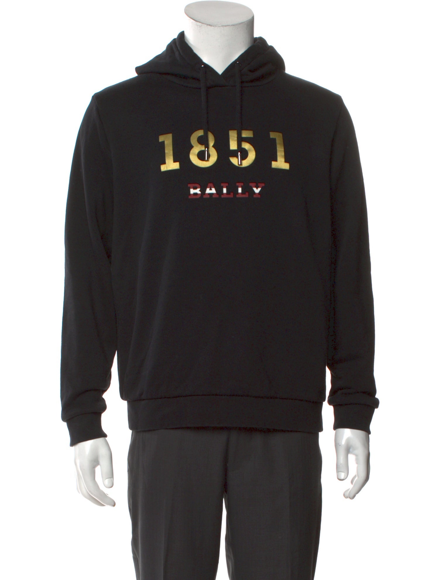 Bally Graphic Print Crew Neck Hoodie
