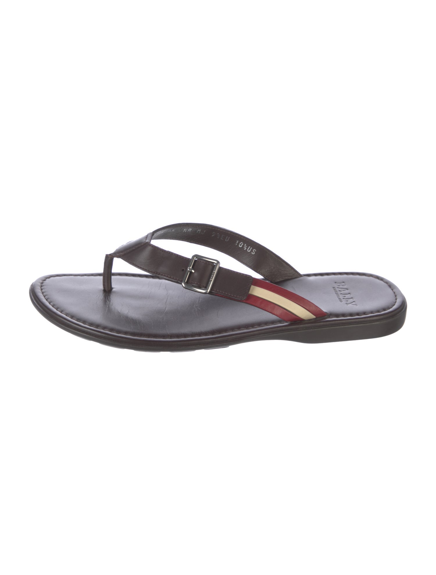 Bally Leather Flip Flops