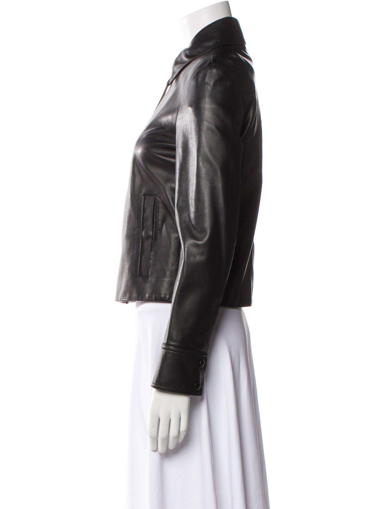 Bally Leather Biker Jacket