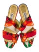 Bally Floral Print Slides