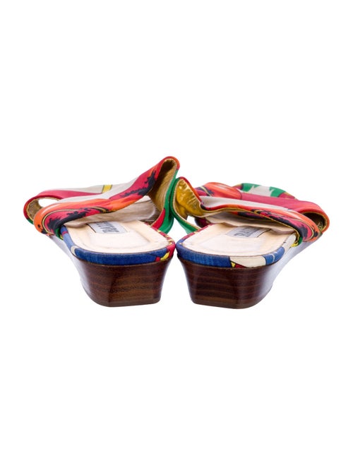 Bally Floral Print Slides