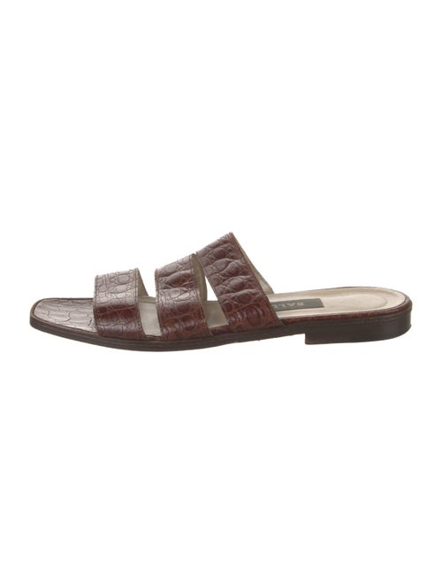 Bally Leather Slides