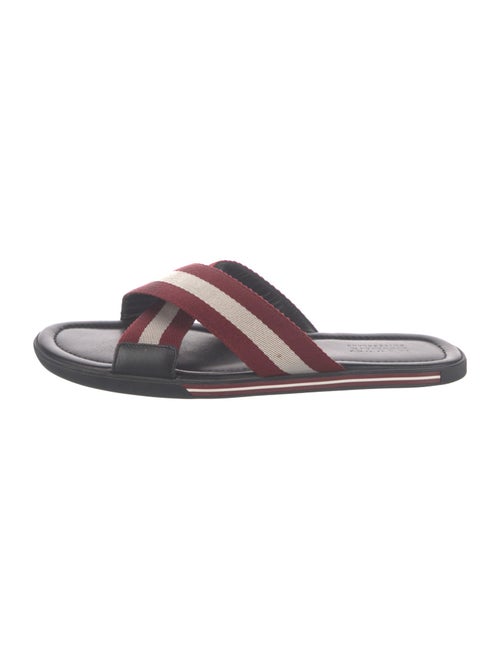 Bally Leather Printed Slides