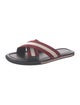 Bally Leather Printed Slides