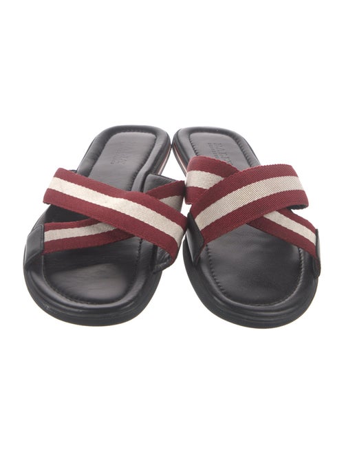 Bally Leather Printed Slides
