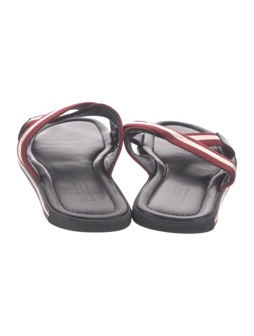 Bally Leather Printed Slides