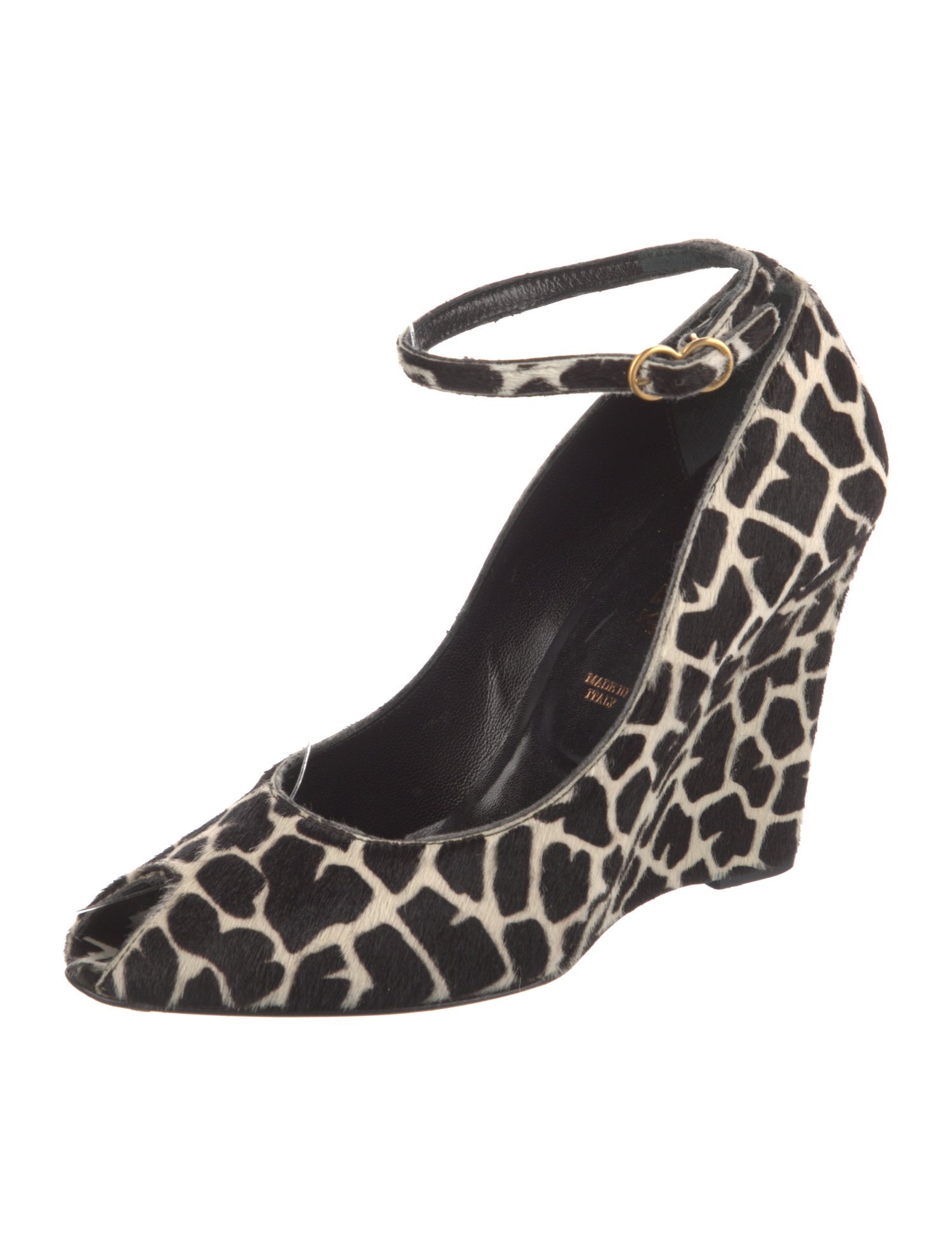Bally Ponyhair Animal Print Pumps