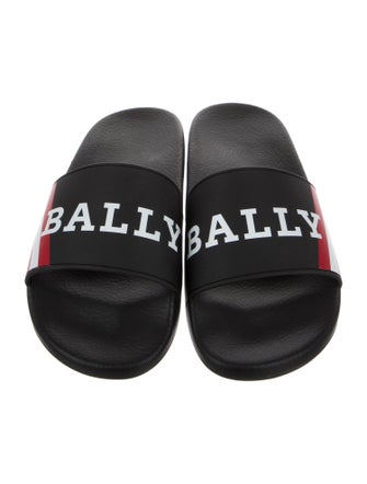 Bally Rubber Graphic Print Slides