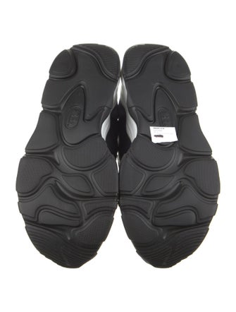 Bally Leather Colorblock Pattern Athletic Sneakers