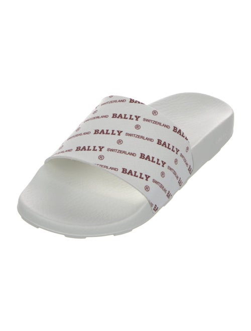 Bally Leather Printed Slides